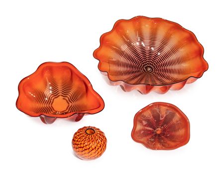 Four-piece set of Chinese Red