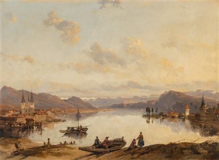 View of Lucerne, Switzerland, 1852