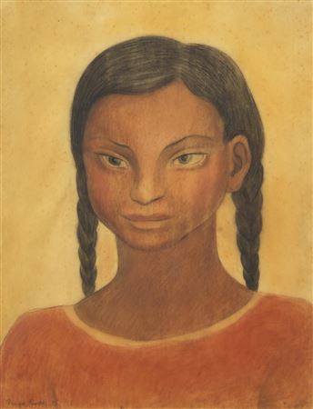 Muchacha con Trenzas (Girl with Braids), 1935