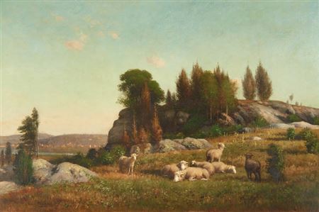 Landscape with Sheep, 1871