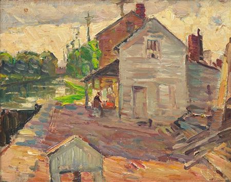 Study for Lock Keeper's House, New Hope, 1925