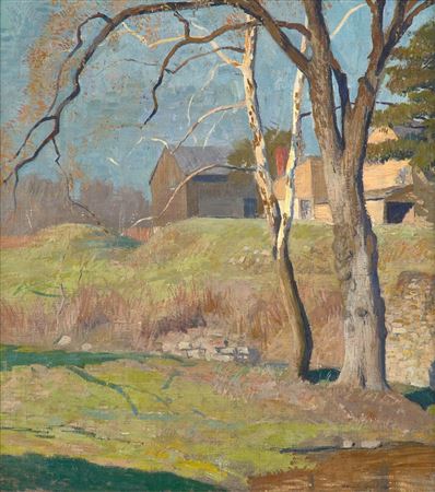 Sycamore and Elm, 1932