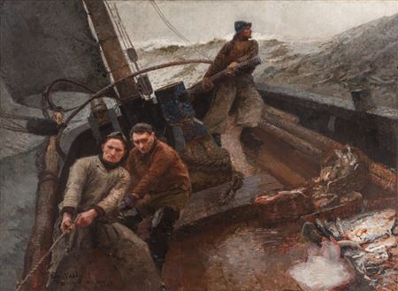 Ready About (Paré à Virer), 1888 by Eugene Lawrence Vail - Auction record, sale price, and art valuation. Compare with similar artists and explore comparable artworks.