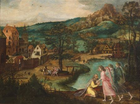 Landscape with Abraham and the Three Angels, 1541