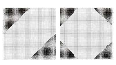 Black 6'' Squares Series #6, 1972