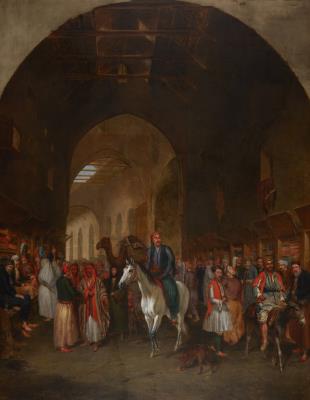 A Bazaar in Damascus