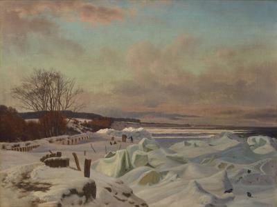 Coast at Tarrbek, Winter, 1853