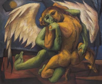 Study for Jacob and the Angel