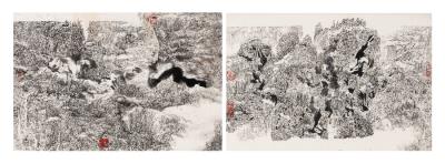 Landscape 2008 (a pair of works), 2001