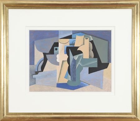 Cubist still life by Georges Tesson - Auction record, sale price, and art valuation. Compare with similar artists and explore comparable artworks.