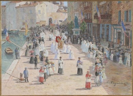 La Procession à Saint-Tropez 1907