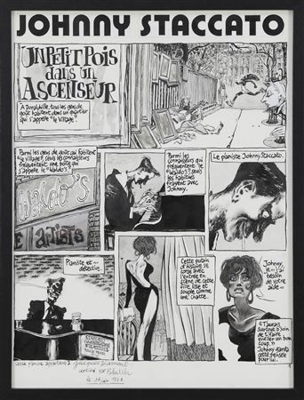 Johnny Staccato, Un petit Pois dans l'ascenseur, Plate 1 1991