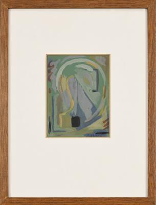 Abstract composition by Paul Regny - Auction record, sale price, and art valuation. Compare with similar artists and explore comparable artworks.