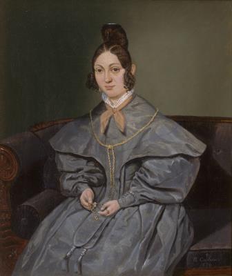 Portrait of a Woman in a Gray Silk Dress and Salmon-Colored Scarf by Rudolf Julius Carlsen - Auction record, sale price, and art valuation. Compare with similar artists and explore comparable artworks.