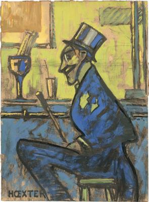 Man with Top Hat at the Bar