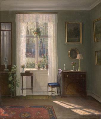 Interior with sunbeams