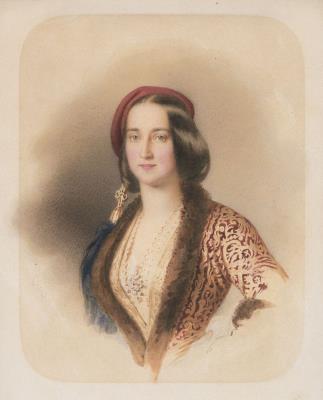 Amalie of Oldenburg, Queen of Greece in Greek costume by Ernst Wilhelm Rietschel - Auction record, sale price, and art valuation. Compare with similar artists and explore comparable artworks.