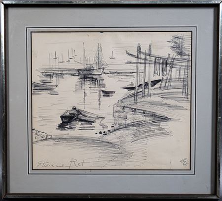 Coastal Dock Scene