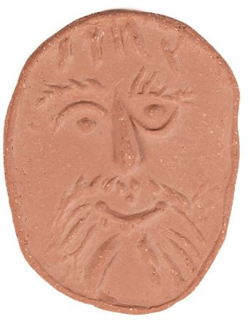 Terracotta Medallion "Visage"