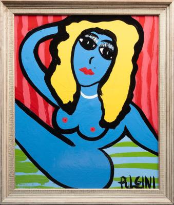 Nude Blonde Woman