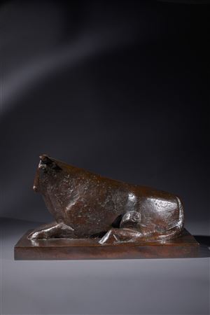 Reclining ox