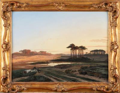 Landscape at dusk