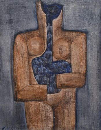 Sample artwork by Kveta Valova (1922 - 2001), known for painting - View similar artists and auction records
