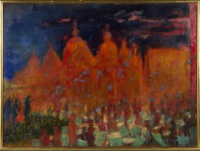 Evening at Saint-Marc by Robert Bouquillon - Auction record, sale price, and art valuation. Compare with similar artists and explore comparable artworks.
