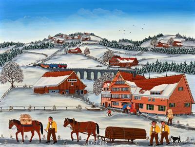 Alpine trip in winter