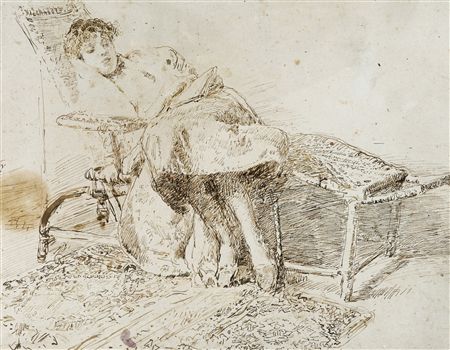 Dama distesa