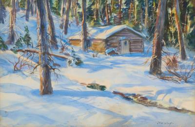 The Cabin in Winter