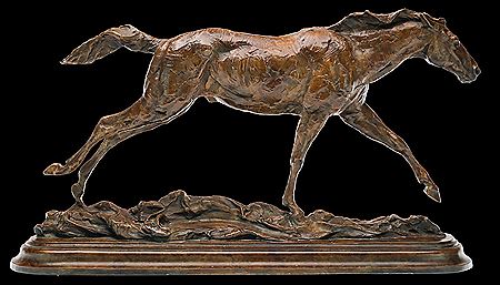 Running horse