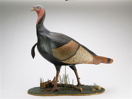 Sample artwork by Tom Schroeder (1885 - 1976), known for decoy wood carving of teal and canvasbacks, fish, cartoons - View similar artists and auction records