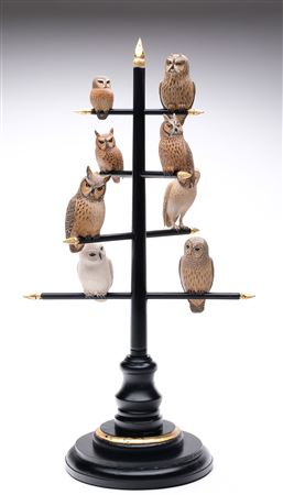 Parliament of North American Owls by Eddie Wozny - Auction record, sale price, and art valuation. Compare with similar artists and explore comparable artworks.