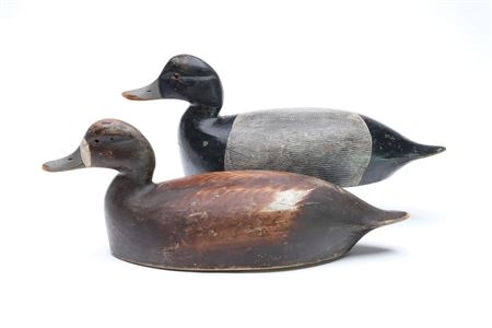Rigmate pair of bluebills by Gus Rogers - Auction record, sale price, and art valuation. Compare with similar artists and explore comparable artworks.