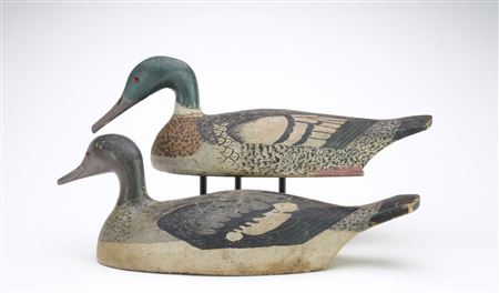 Pair of mergansers by David Goodspeed - Auction record, sale price, and art valuation. Compare with similar artists and explore comparable artworks.