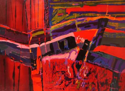 Abstraction rouge