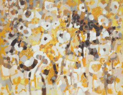 Untitled; Yellow & Brown Abstract; 1959