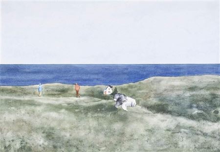 BEACH SCENE; 1980