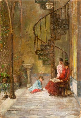 Courtyard Scene