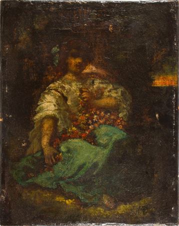 Girl with Flowers