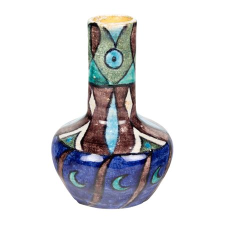 Ceramic bud vase in the Persian taste