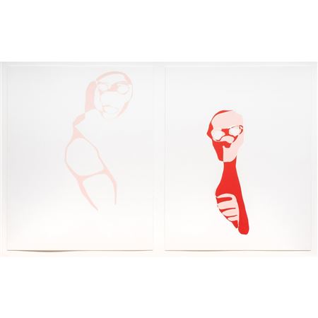Open Closed (Diptych)