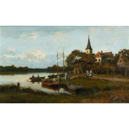 Untitled (Country Scene Down the River)