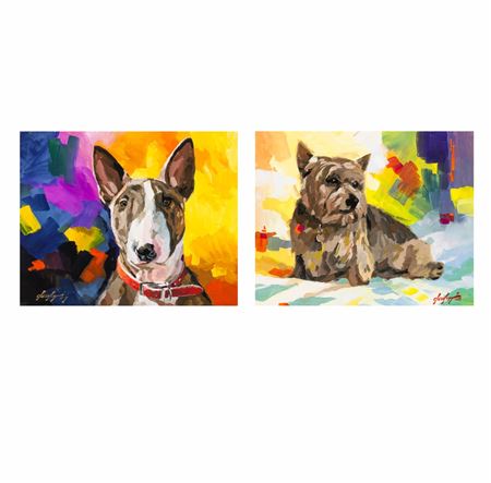 "Sweetie," 2008, and "Beatrice," 2007 (2)