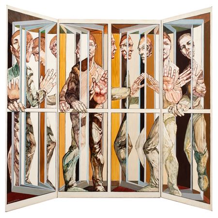 "Revolving Door," 1975 (Folding triptych)