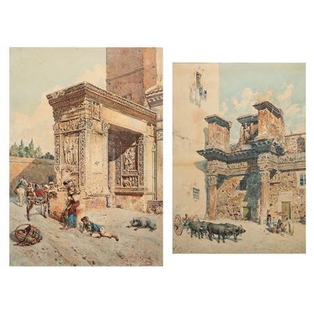 Two Scenes of Rome