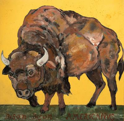 Bison Bison Americanus by Ira Yeager - Auction record, sale price, and art valuation. Compare with similar artists and explore comparable artworks.