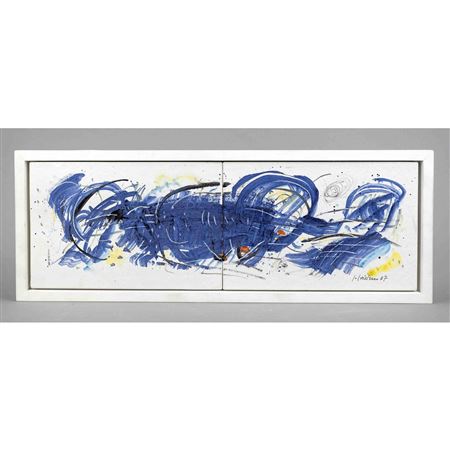 diptych, unique piece