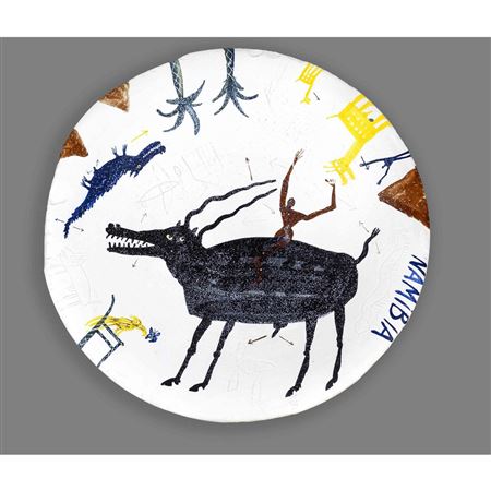 Very large bowl "Namibia" by Raymond E Waydelich - Auction record, sale price, and art valuation. Compare with similar artists and explore comparable artworks.